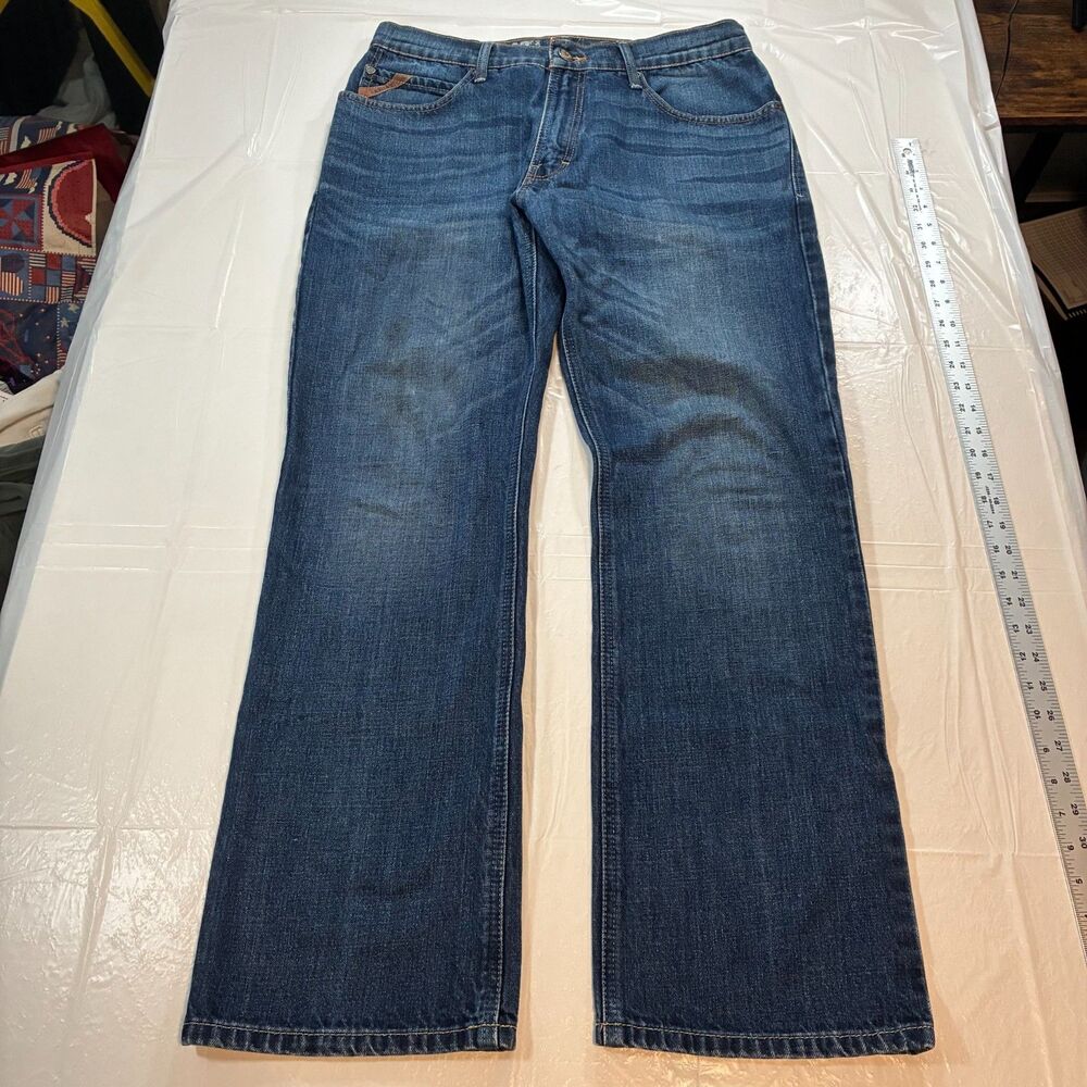 Ariat Jeans Men's 34X34 (Actual 34X32) M4 Low Rise Boot Cowboy Western Workwear